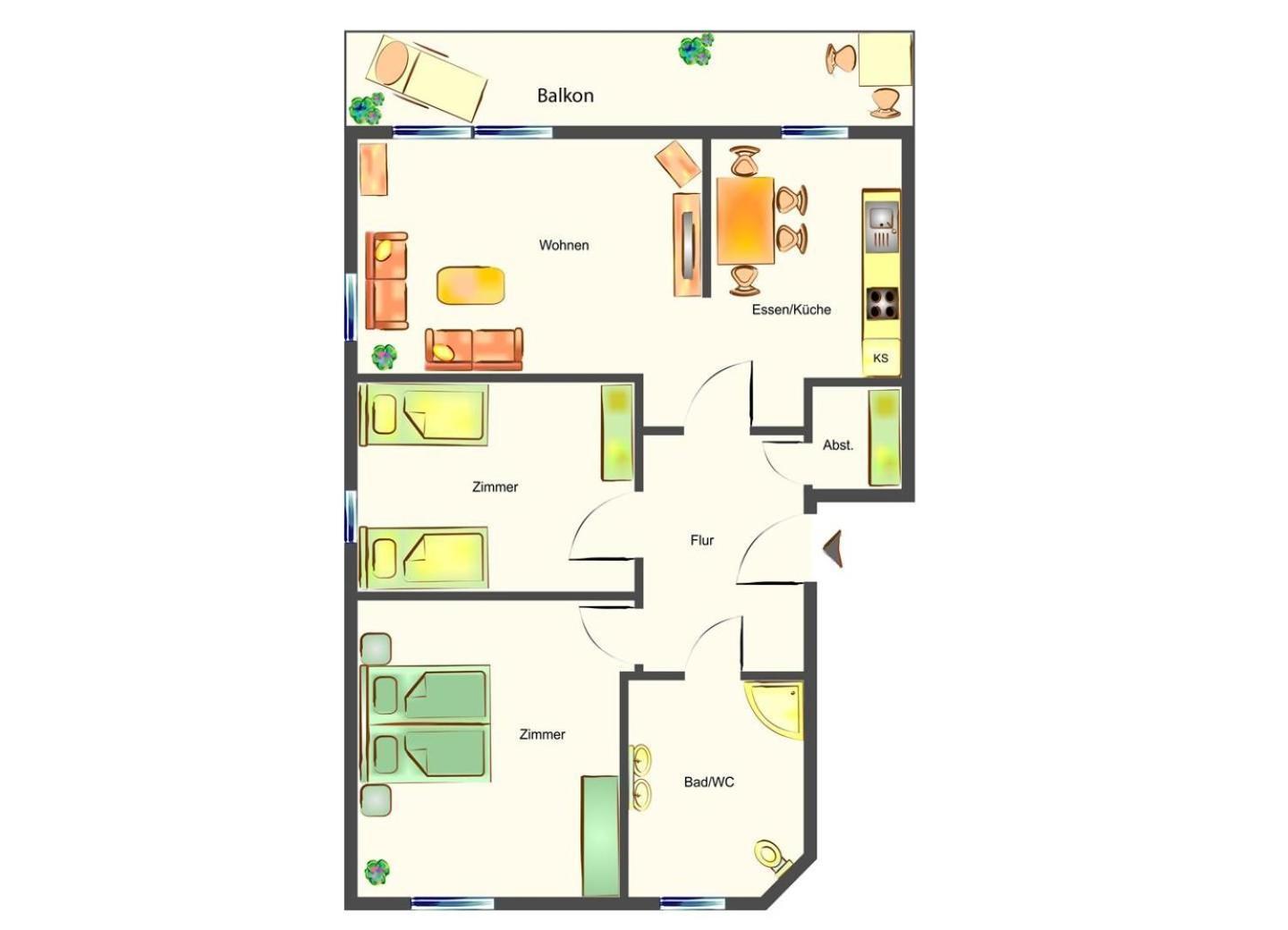 Haus Triade Ferienwohnung Triade 3 ซินโนวิทซ์ ภายนอก รูปภาพ